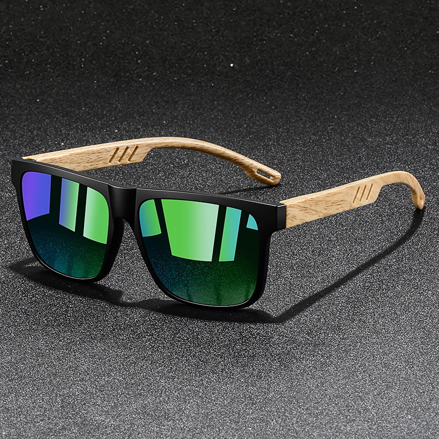 Fashion Vintage Square Square Frame Sunglasses Men Women Fishing Driving Man Luxury Brand Designer Sun Glasses UV400 Eyewear