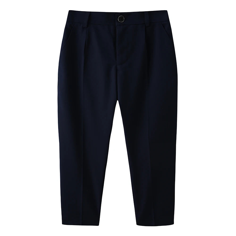 Kids Uniform for Boys Girls Vest 4 PCS Long Sleeve Autumn Back to School Clothing Set Teenage Preppy Style Daily Fashion Dress