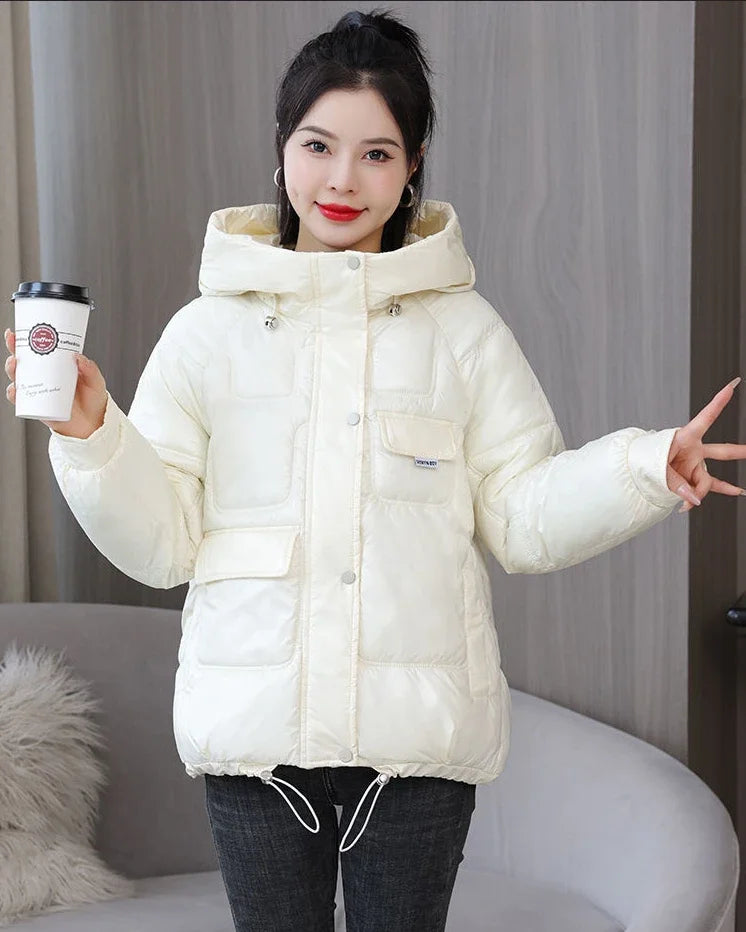 Loose Casual Short Padded Coats for Women Cotton Parkas Woman Great Warm Winter on Sale Discount Fashion 2025 Quilted Jackets