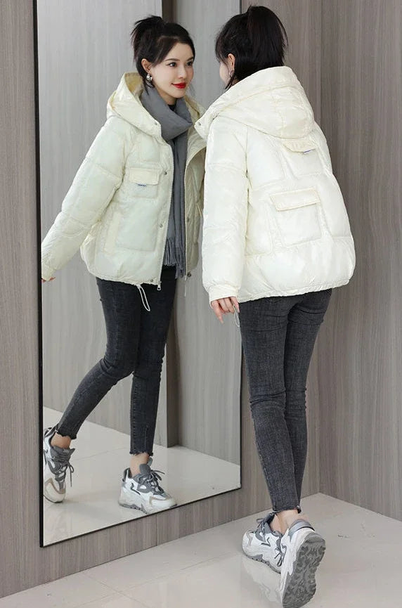 Loose Casual Short Padded Coats for Women Cotton Parkas Woman Great Warm Winter on Sale Discount Fashion 2025 Quilted Jackets