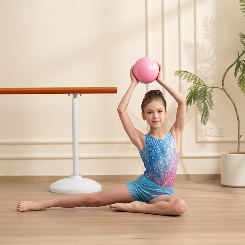 Girls  Vest  Gymnastics Leotard Sparkle 4 Piece Dance Unitard for Kids Toddler Athletic Tumbling Outfits