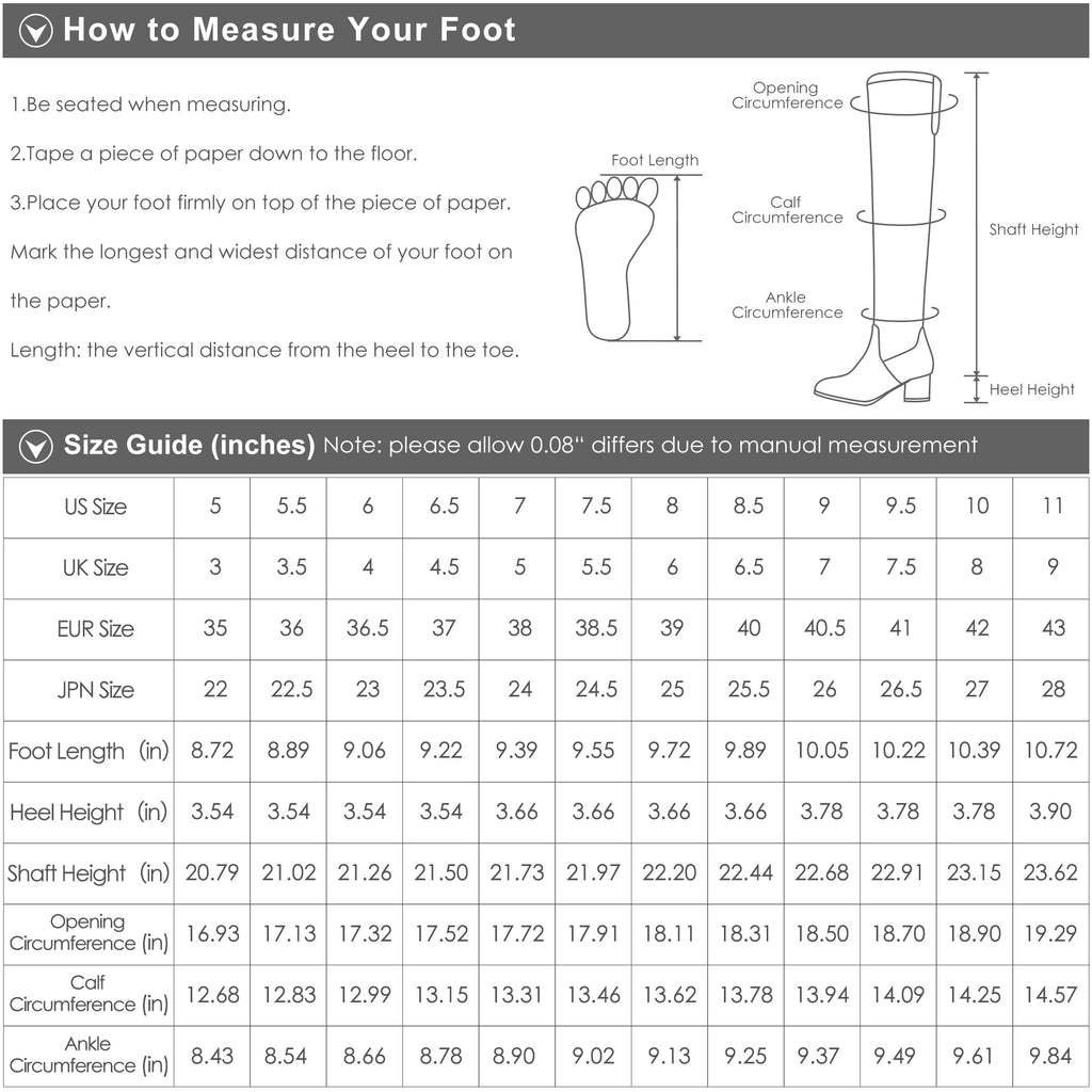 Women's Thigh High Boots Over The Knee Heels Long Sexy Pointed Toe Boots Women Autumn Boots Comfortable Fasion Shoes Fit for jeans, skirts or shorts Versatile style