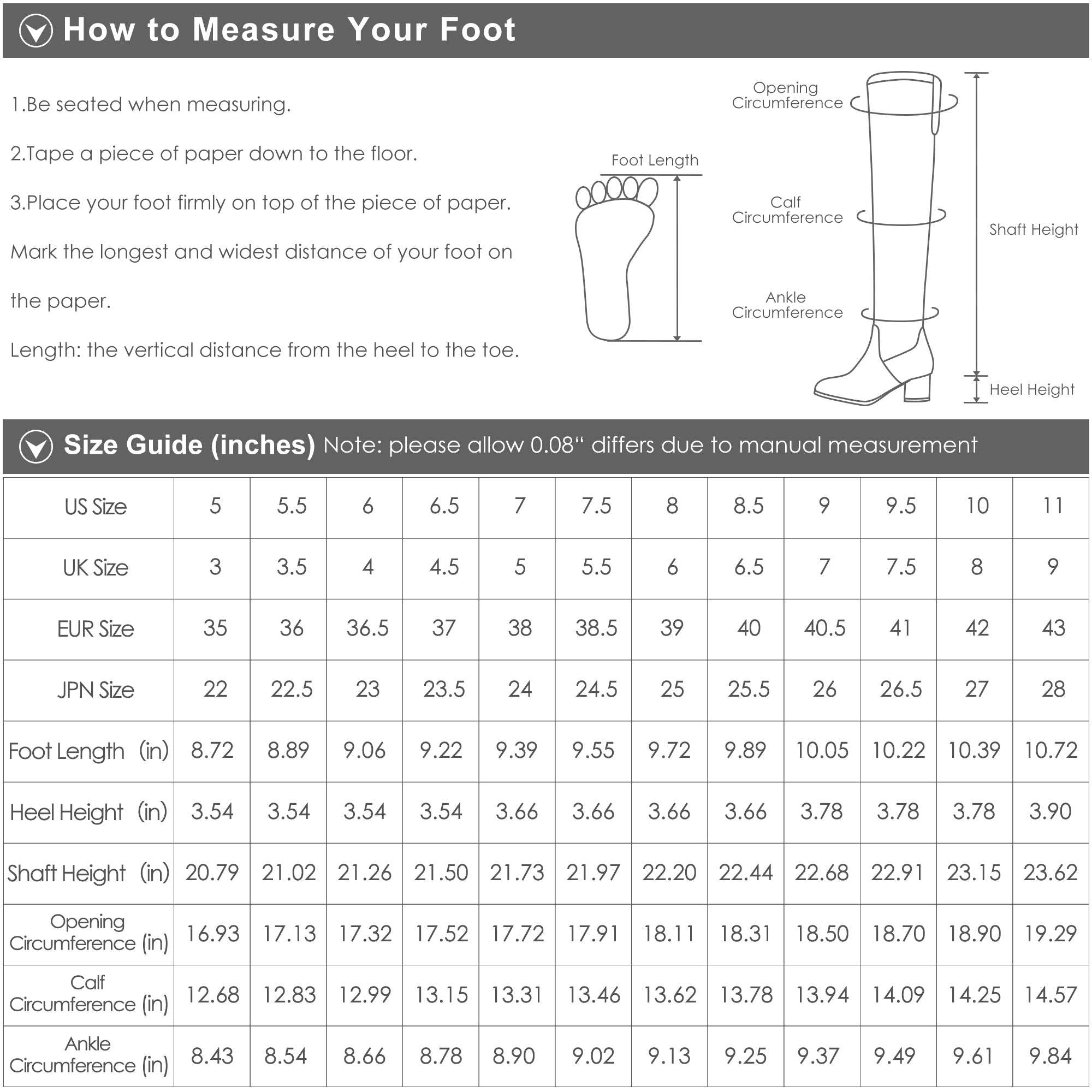 Women's Thigh High Boots Over The Knee Heels Long Sexy Pointed Toe Boots Women Autumn Boots Comfortable Fasion Shoes Fit for jeans, skirts or shorts Versatile style
